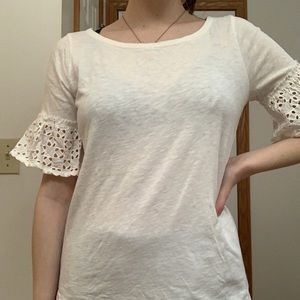 J. Crew Eyelet Blouse